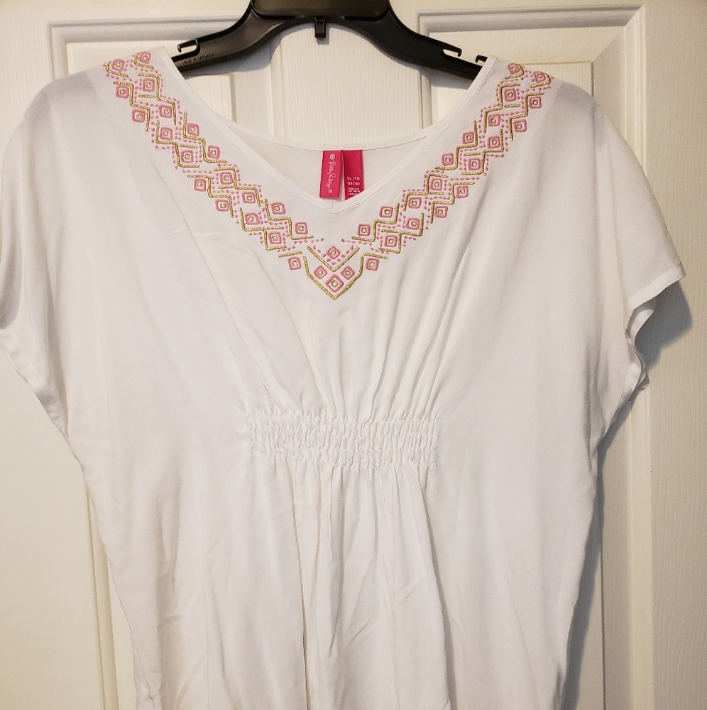 Lilly Pulitzer for Target Girls tunic top XL 14-16